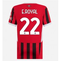 Billiga AC Milan Emerson Royal #22 Hemma fotbollskläder Dam 2024-25 Kortärmad